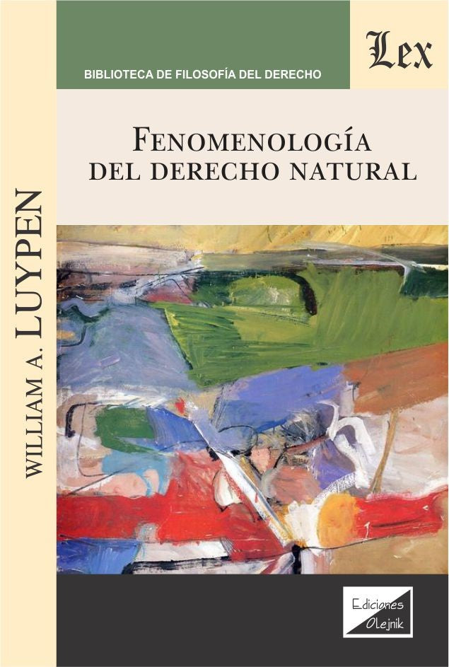 Fenomenologia del Derecho Natural