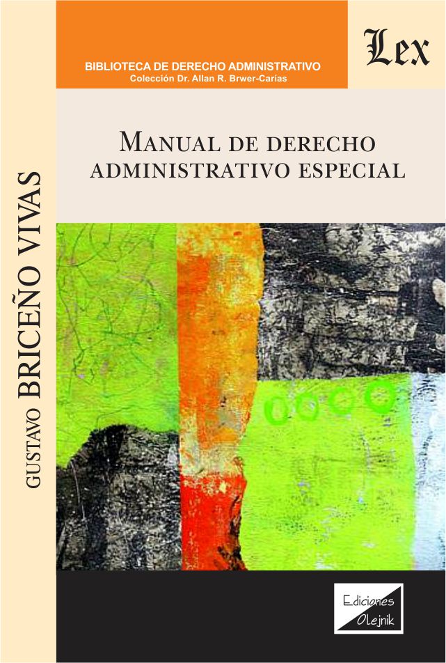 Manual de Derecho Administrativo Especial