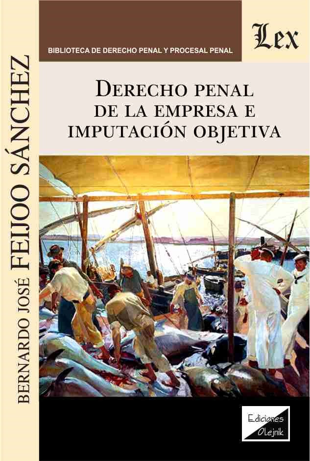 Derecho Penal de la Empresa E Imputación Objetiva