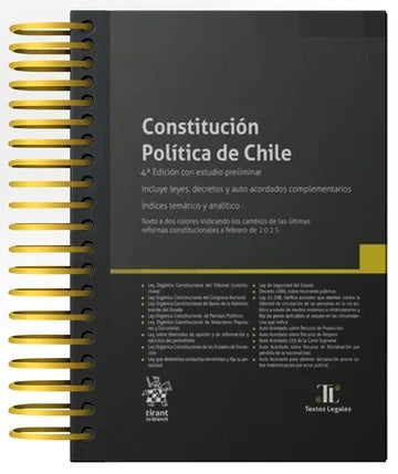 Constitución Política de la República. 4a edición con estudio preliminar 2025. Anillado