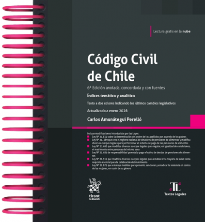 Código Civil de Chile 2026. Tirant Lo Blanch