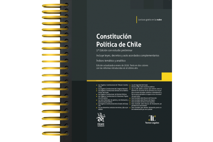 Constitución Política de Chile 2026. Tirant Lo Blanch