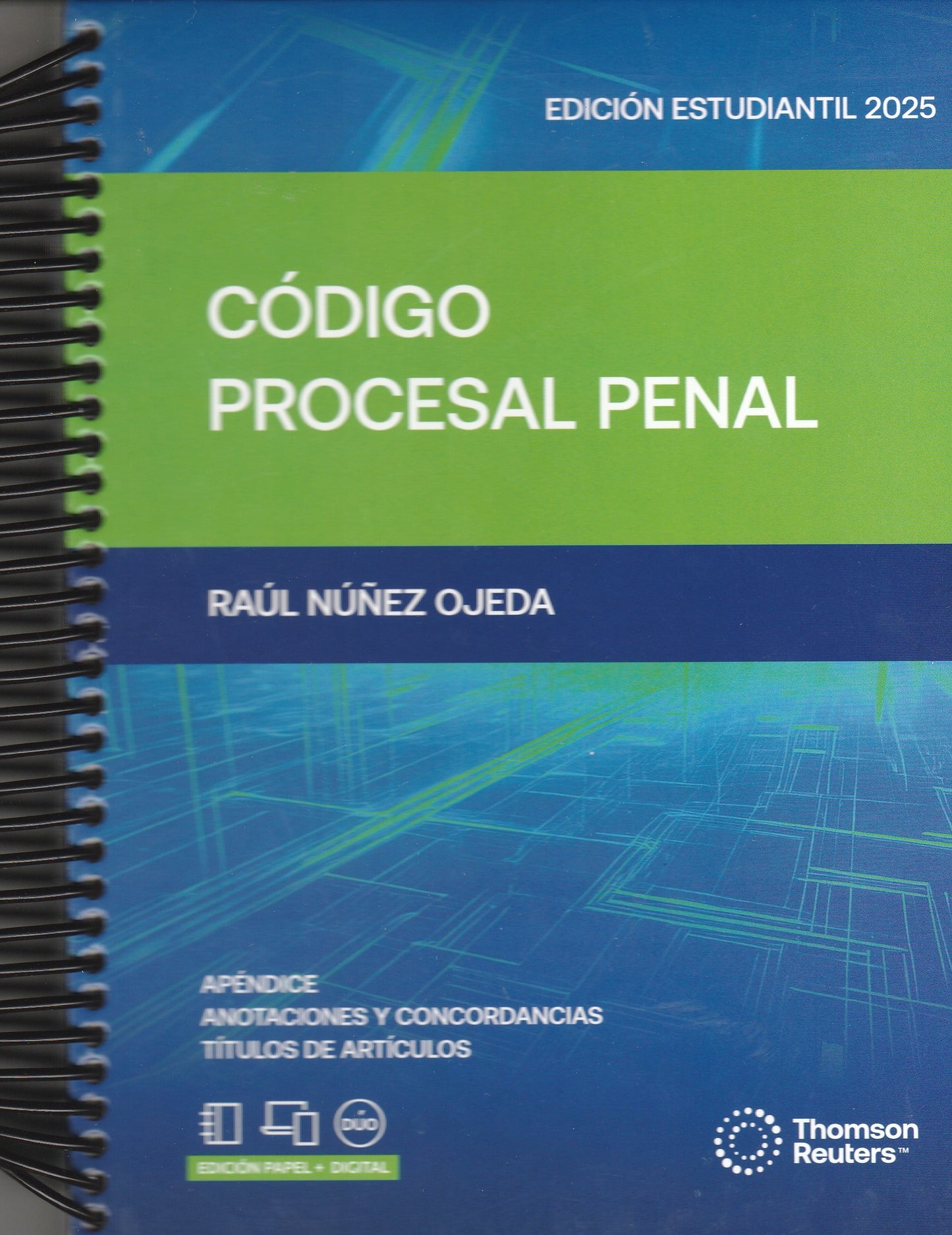 Código Procesal Penal. Edición estudiantil 2025 anillado