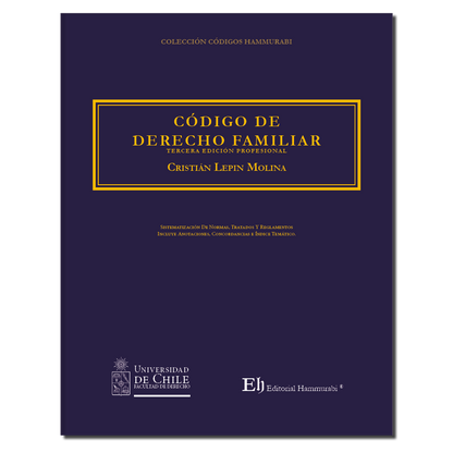 CÓDIGO DE DERECHO FAMILIAR 3ª Edición Profesional