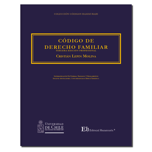 CÓDIGO DE DERECHO FAMILIAR 3ª Edición Profesional