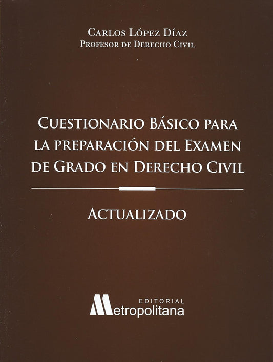 Cuestionario Basico Para la Preparacion del Examen de Grado en Derecho Procesal