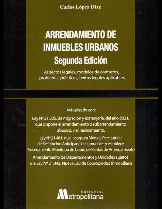 Arrendamiento de Inmuebles Urbanos (2a. ed.)