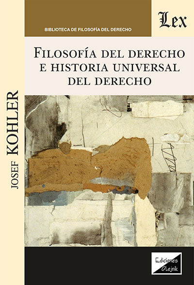 Filosofía del Derecho E Historia Universal del Derecho