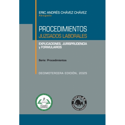 Procedimientos juzgados laborales. Explicaciones, jurisprudencia y formularios. Decimotercera edición 2025