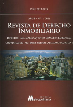 Revista de derecho inmobiliaria. Año 8/N°1/2024