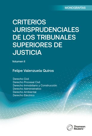 Criterios jurisprudenciales de los tribunales superiores de justicia. Volumen II