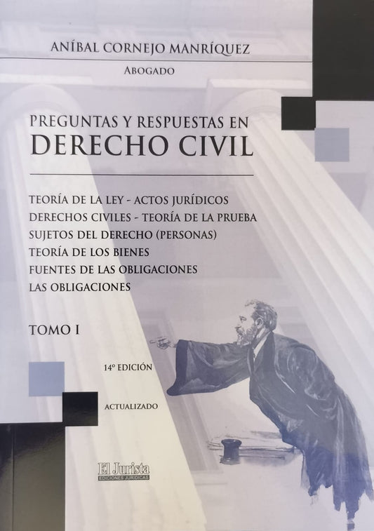 Preguntas y respuestas en derecho civil. Tomos I y II. Decimocuarta edición