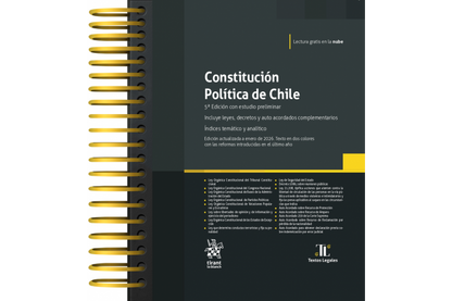 Constitución Política de Chile 2026. Tirant Lo Blanch