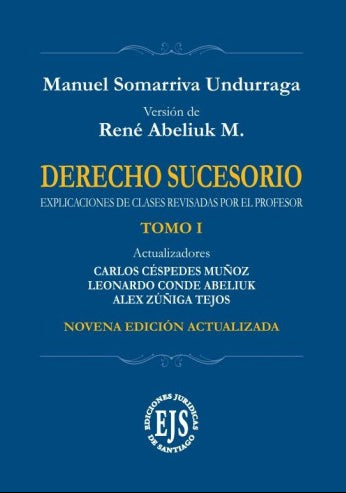 Derecho sucesorio. Tomos I y II. Versión de René Abeliuk actualizada