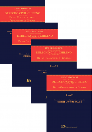 Explicaciones de derecho civil chileno y comparado. Libro IV. De las obligaciones en general y de los contratos