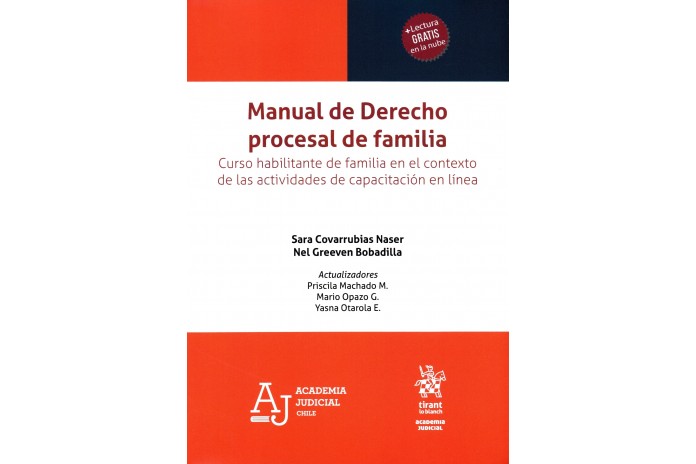 Manual de derecho procesal de familia. Curso habilitante de familia en el contexto de las actividades de capitación en línea