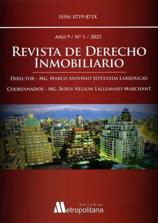 Revista de Derecho Inmobiliario Año 9/N°1/2025